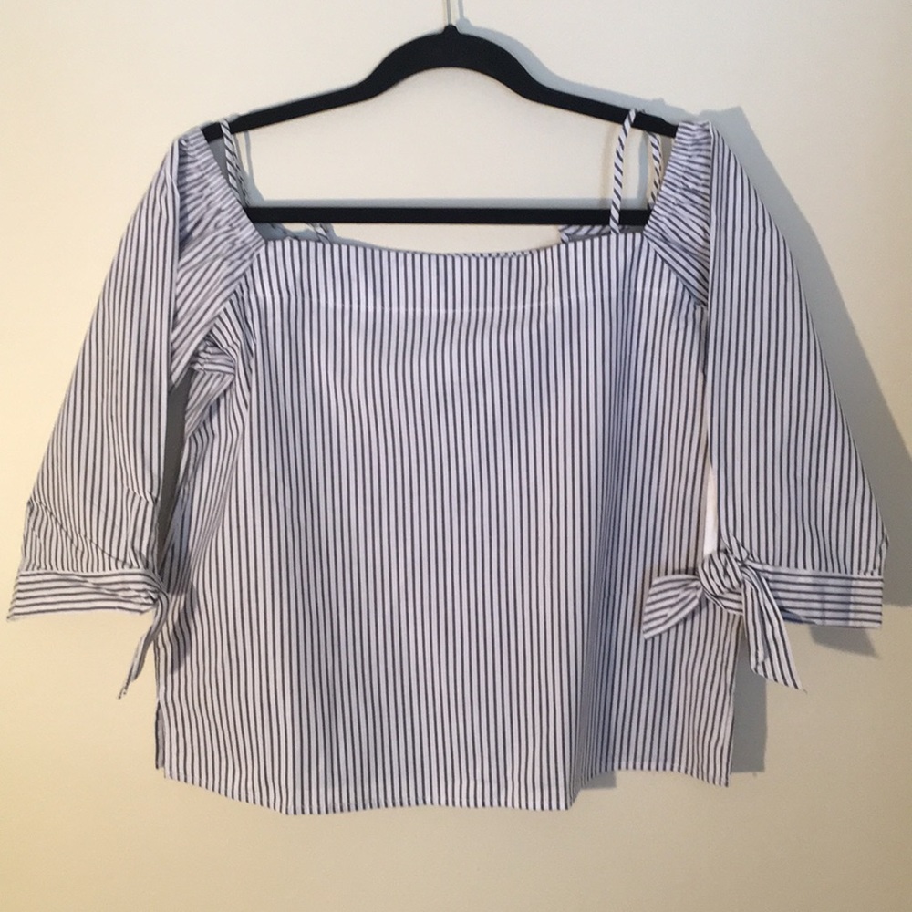 Guest Editor off the shoulder top